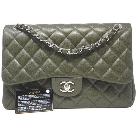 chanel olive green bag|Chanel Green Bag .